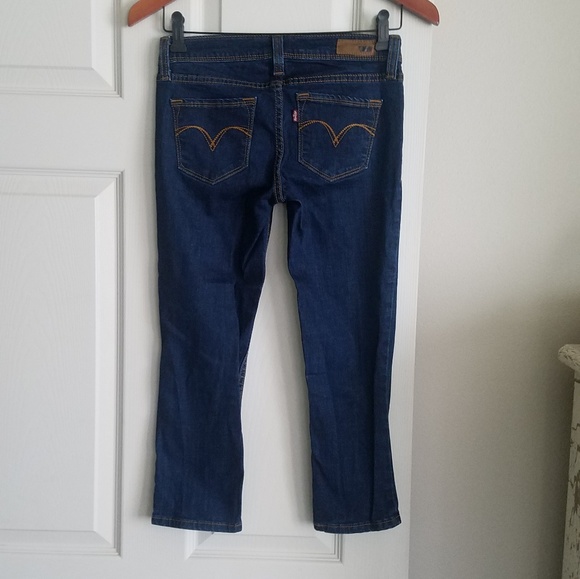 Levi's 25 Actual 26.5-27" Waist Cropped Jeans - Picture 1 of 4